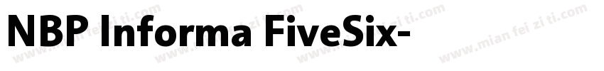NBP Informa FiveSix字体转换